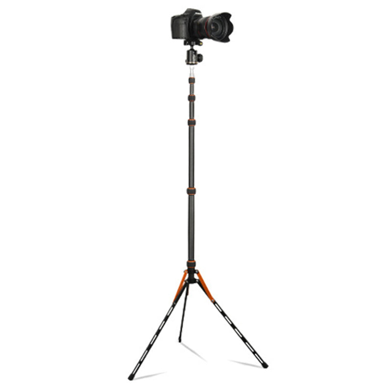 SL255 5-Section Telescopic Aluminum Alloy Folding Tripod for LED Fill Light Smartphone SLR Camera