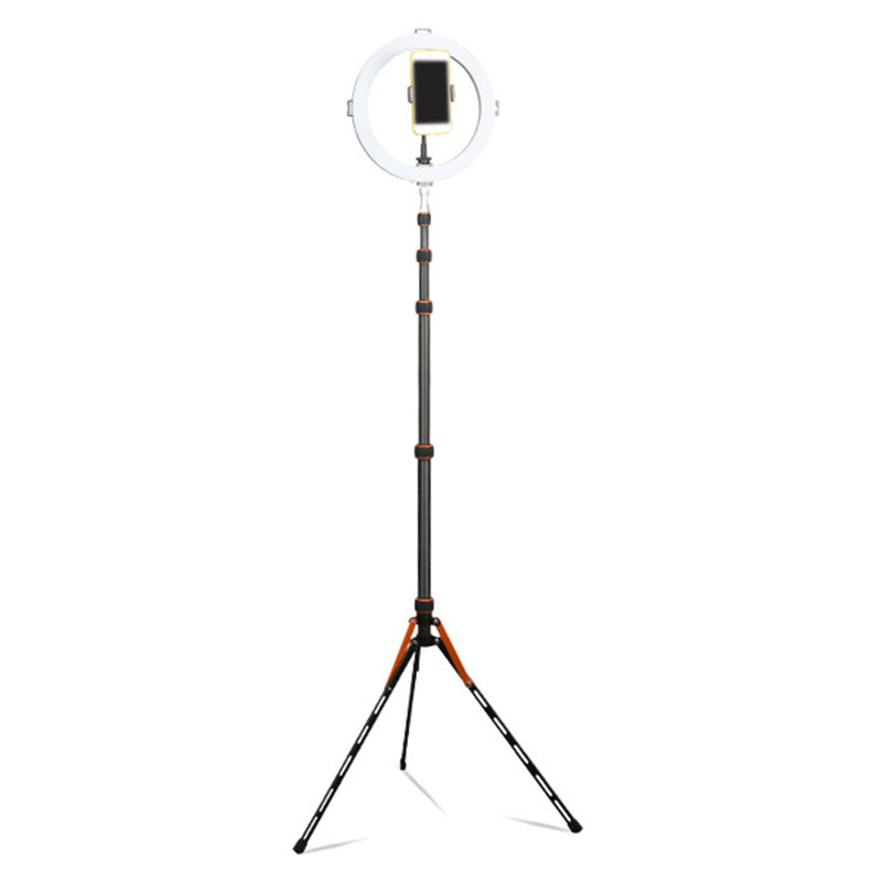 SL255 5-Section Telescopic Aluminum Alloy Folding Tripod for LED Fill Light Smartphone SLR Camera