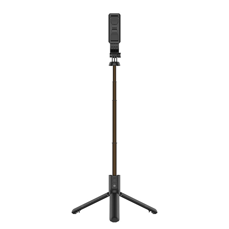 V02 Telescopic Bluetooth Monopod Selfie Stick Aluminum Alloy Pole Tripod Stand with Shutter Remote