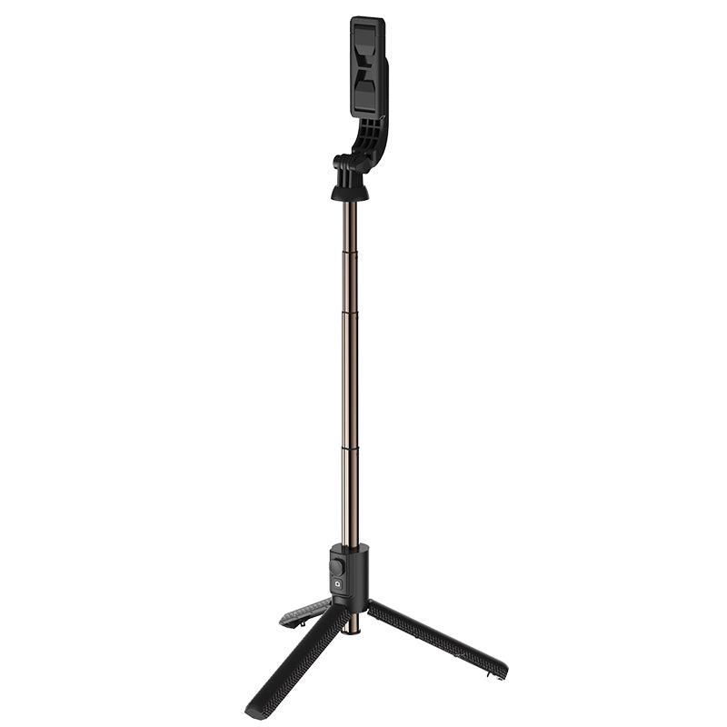 V02 Telescopic Bluetooth Monopod Selfie Stick Aluminum Alloy Pole Tripod Stand with Shutter Remote