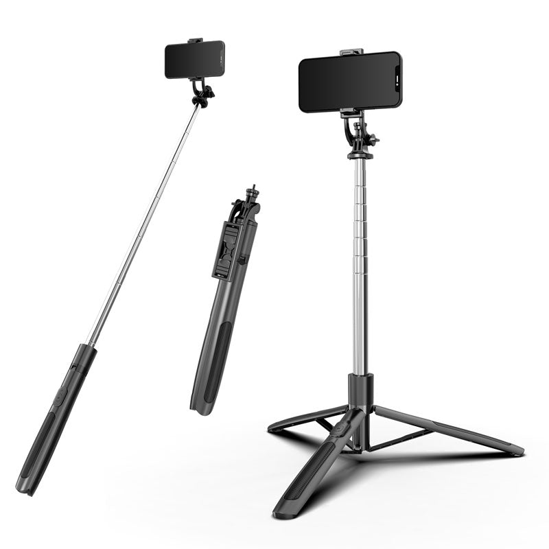 Q05 1580mm Bluetooth Selfie Stick Mobile Phone Tripod Stand with Bluetooth Remote for Android iOS