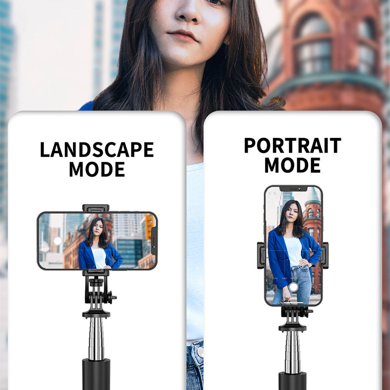 Q05 1580mm Bluetooth Selfie Stick Mobile Phone Tripod Stand with Bluetooth Remote for Android iOS