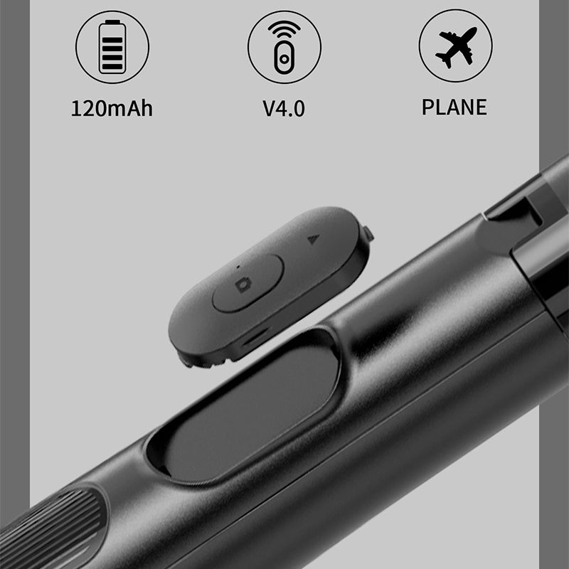 Q05s Integrated 8-inch Ring Light 1680mm Bluetooth Selfie Stick with Folding Tripod for Live Streaming Video Recording