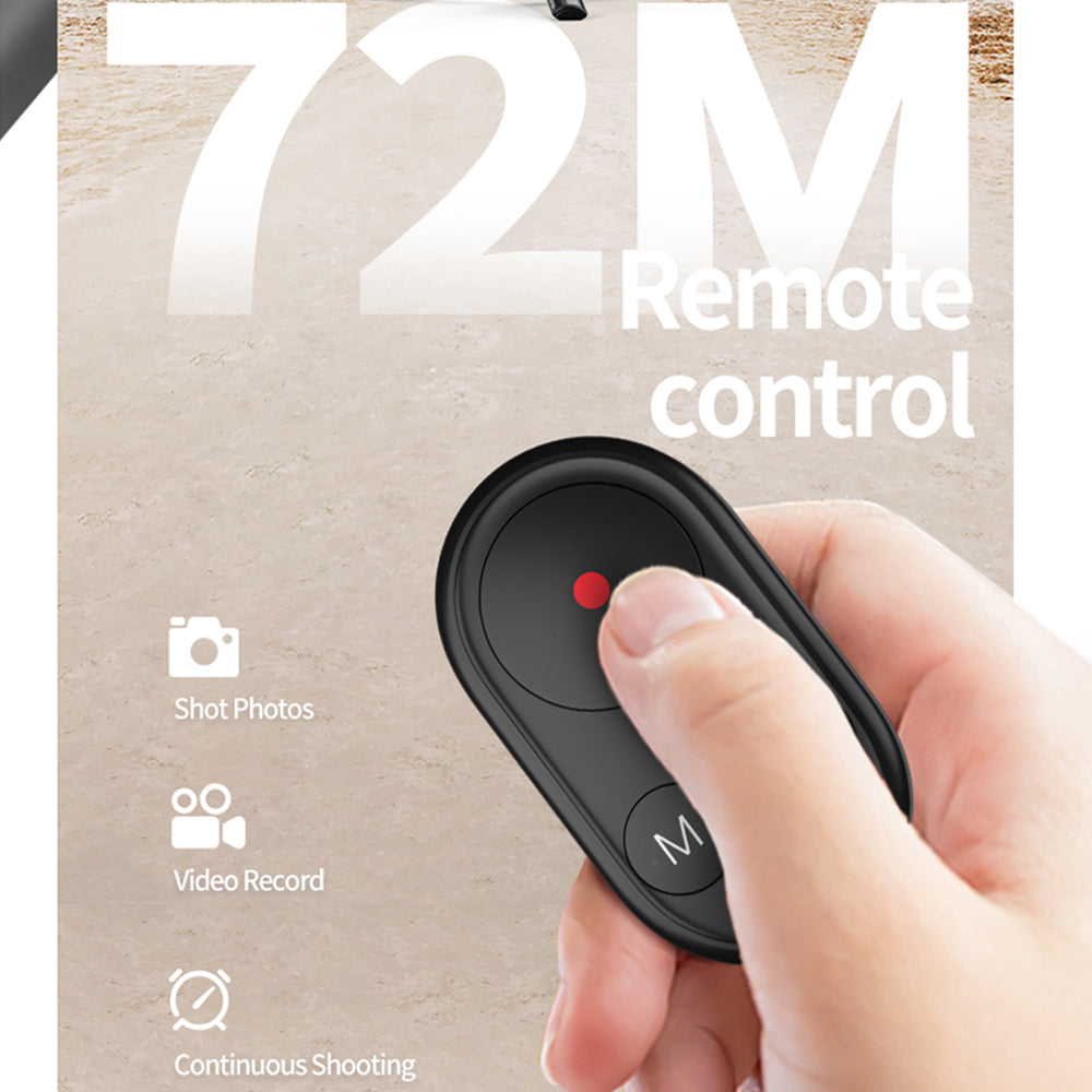 TELESIN TE-RCSS-001 Bluetooth Remote Control Tripod Folding Selfie Stick for GoPro10/9/8/MAX/IOS/Android Phones