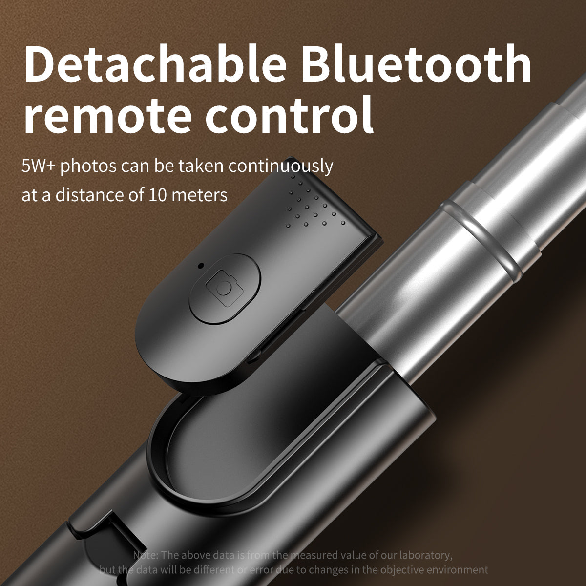 KH1S Retractable Live-stream Cell Phone Stand Folding Bluetooth Selfie Stick Tripod with Fill Light (0.7m)