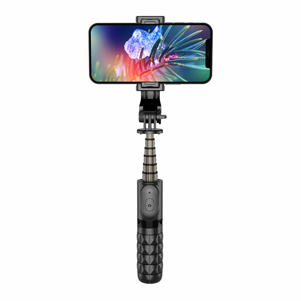 Q10 Mini Bluetooth Remote Control Mobile Phone Holder Tripod Extendable Aluminium Alloy Pole Live Streaming Selfie Stick