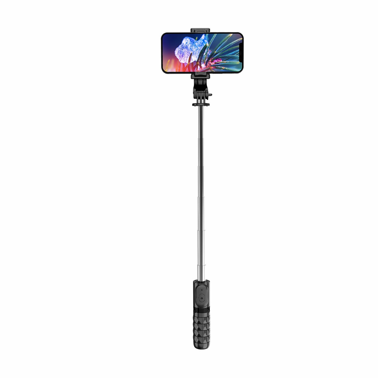 Q11 Mini Mobile Phone Holder Tripod Extendable Stainless Steel Pole Bluetooth Remote Control Selfie Stick