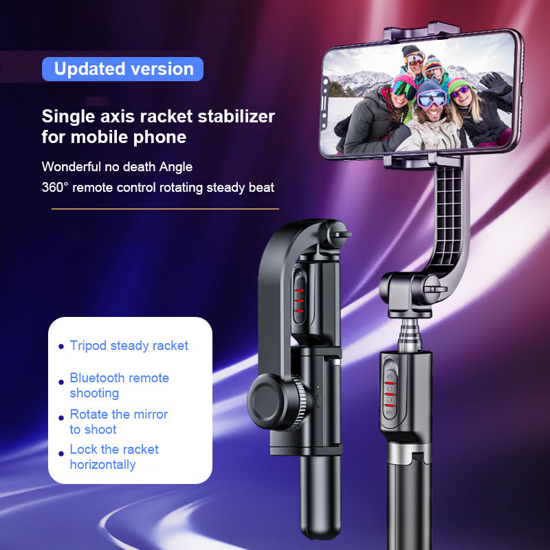 Cloud Shadow 4 WS-19017-1 Portable Bluetooth Remote Control Single Axis Phone Holder Stabilizer Extendable Tripod Live Streaming Selfie Stick