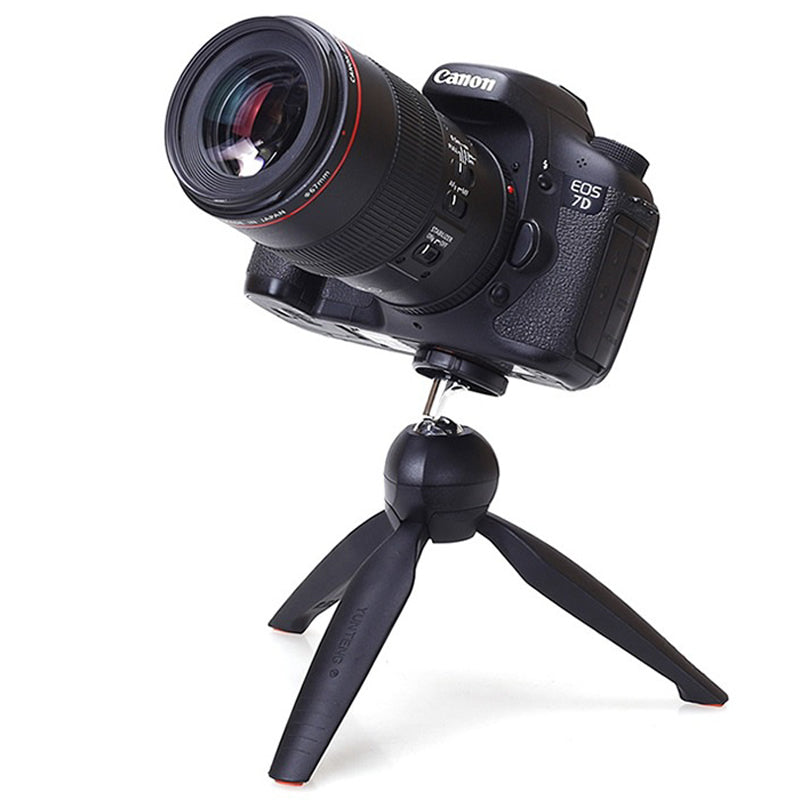 Uniqkart VCT-228 Mini Portable Tripod Mobile Phone Selfie Stand SLR Camera Tripod with Phone Holder for Photography
