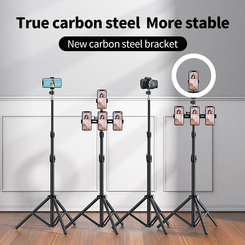 for Vlogging Shooting 2.1m Aluminum Alloy Photography Tripod for Mobile Phone Camara Selfie Stand with Bluetooth Remote