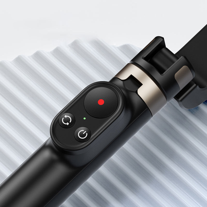 Uniqkart SELFIE STABLE3 KM16 Retractable Bluetooth Gimbal Tripod Portable Selfie Stick Tripod with Phone Clamp / Remote Control