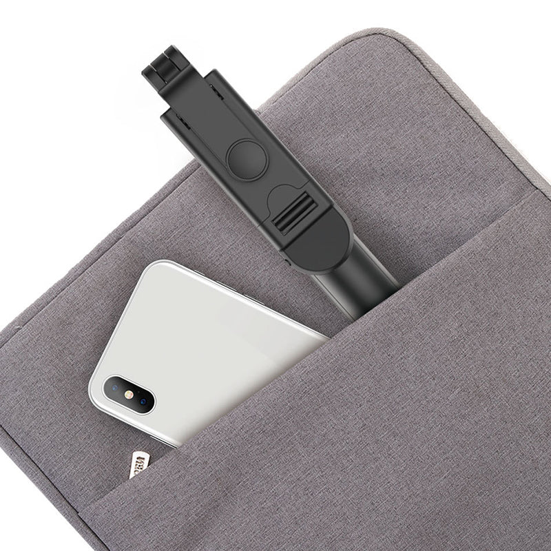 S05-S 2 in 1 Bluetooth Selfie Stick Built-in Remote Control Folding Tripod with Fill Light for Vlogging Photography