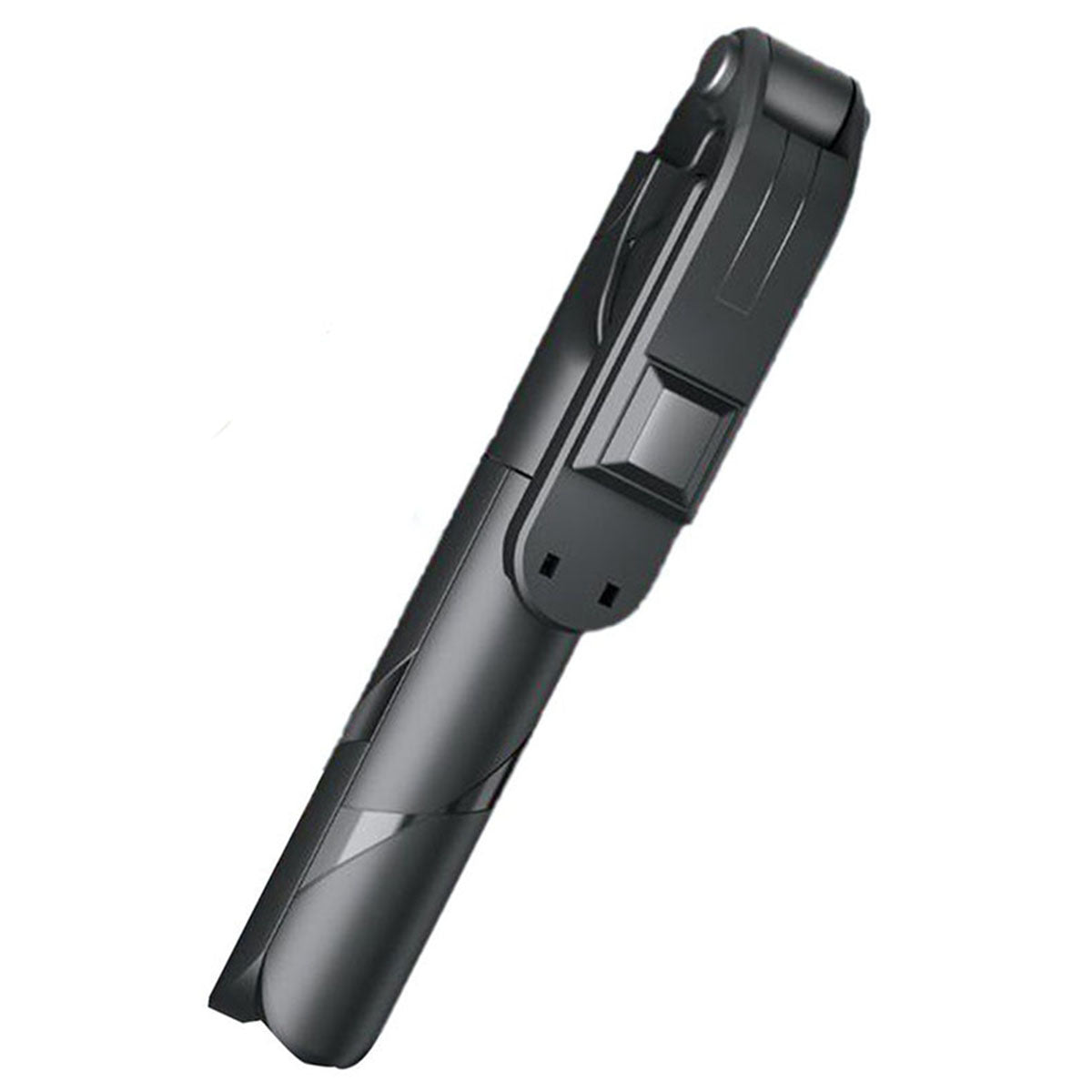 XT02P 100cm Extendable Selfie Stick Bluetooth Remote Control Foldable Tripod Stand - Black