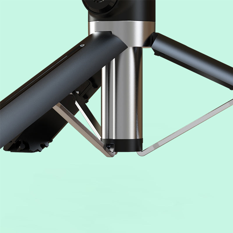 P90 1.1m Extension Selfie Stick Phone Clip Holder Wireless Remote Controlled Photography Tripod Stand - Pink