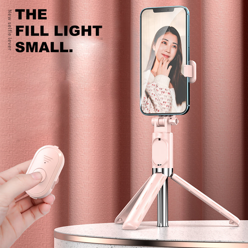 Z8 103cm Extendable Selfie Stick Tripod Cell Phone Holder Selfie Stick Stand with Wireless Remote Control - Black