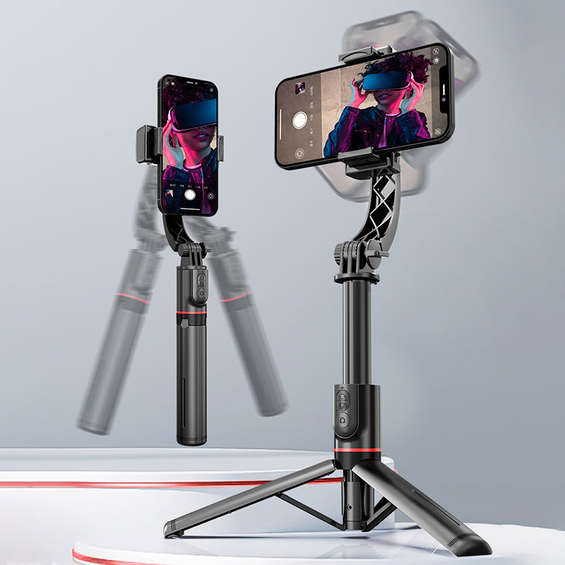 L19 Portable Bluetooth Shutter Phone Holder Photography Stabilizer Extendable Tripod Live Streaming Selfie Stick