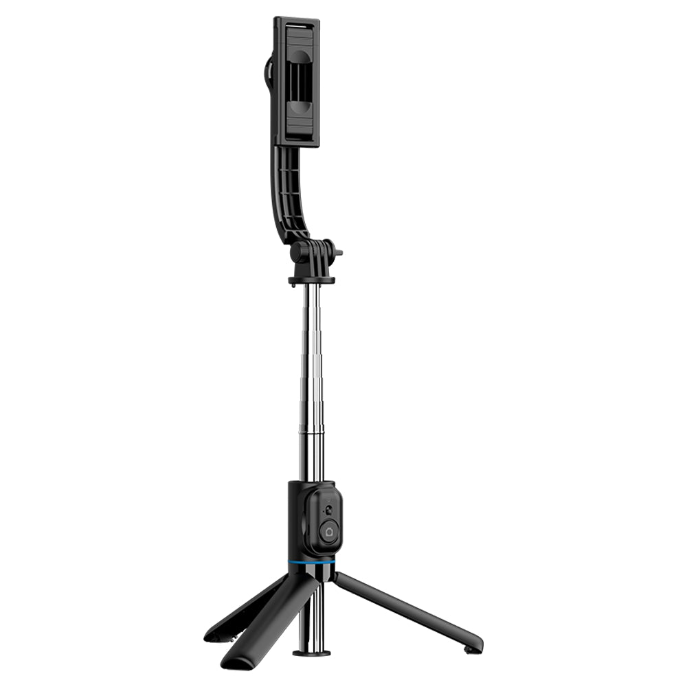 C01 1.06m Extendable Selfie Stick Tripod Stand Detachable Bracket Phone Clip Holder with Bluetooth Remote Controller