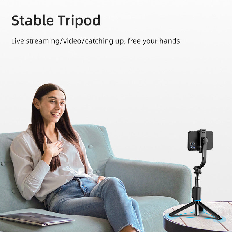 C01 1.06m Extendable Selfie Stick Tripod Stand Detachable Bracket Phone Clip Holder with Bluetooth Remote Controller