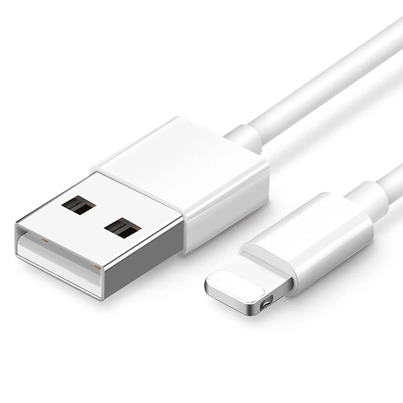 1m OD 3.0 USB to Lightning 8-pin Data Cable Wear-resistant Mobile Phone Charging Cable for Apple Devices