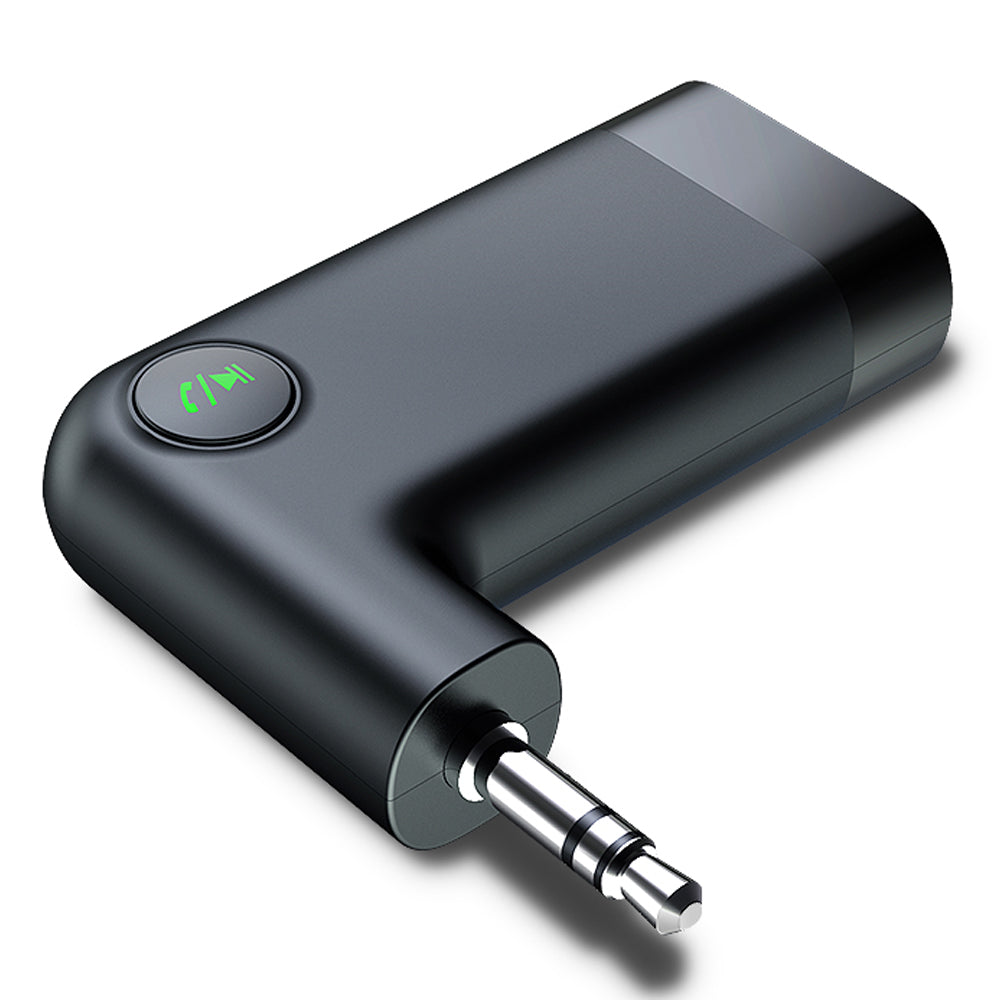 Uniqkart YP05 3.5mm AUX Bluetooth Receiver Portable Lightweight Wireless Adapter Receiver for Car Speaker Mobile Phone