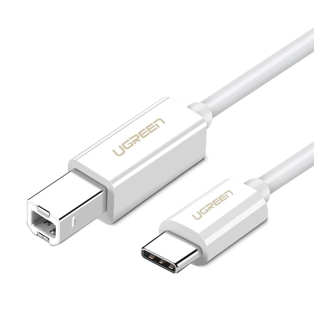 Uniqkart 1.5m for Epson/MacBook Pro/HP/Canon/Brother/Samsung Printer USB C to USB B 2.0 Printer Cable Printer Scanner Cord