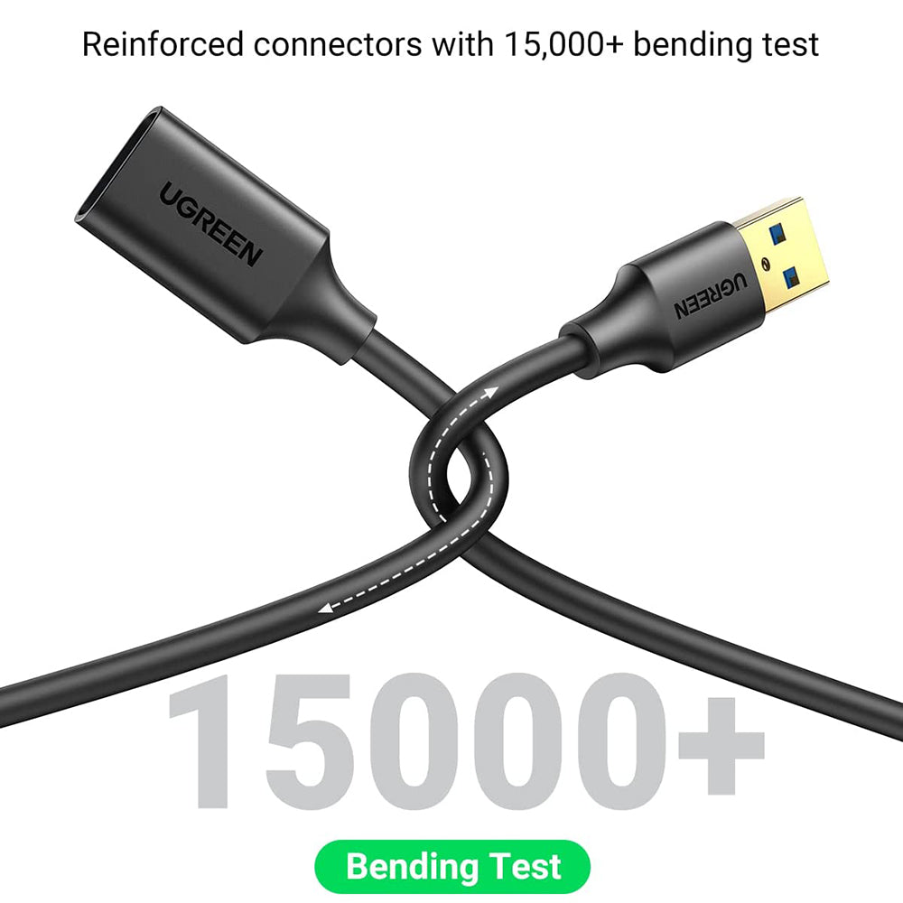 Uniqkart 30127 3m USB 3.0 Male to Female Extension Cable High Speed Data Transfer Cord for Webcam Gamepad USB Keyboard Mouse
