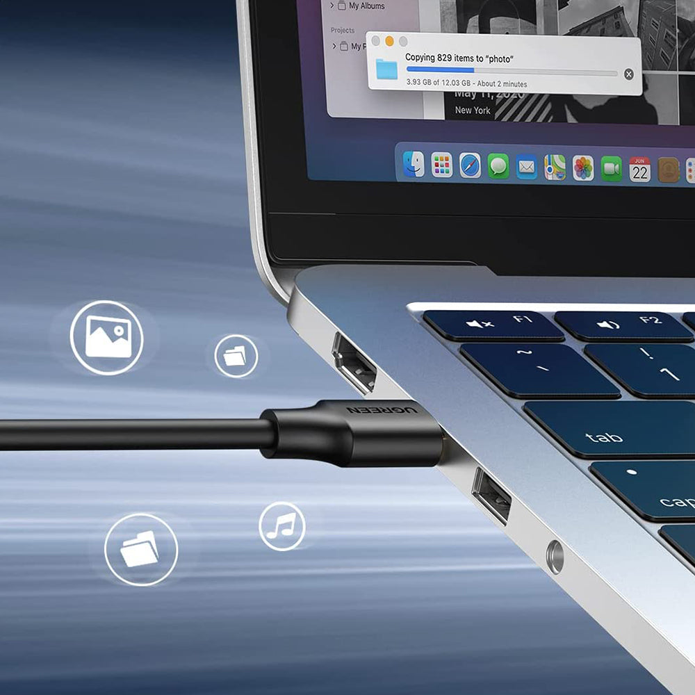 Uniqkart 30127 3m USB 3.0 Male to Female Extension Cable High Speed Data Transfer Cord for Webcam Gamepad USB Keyboard Mouse