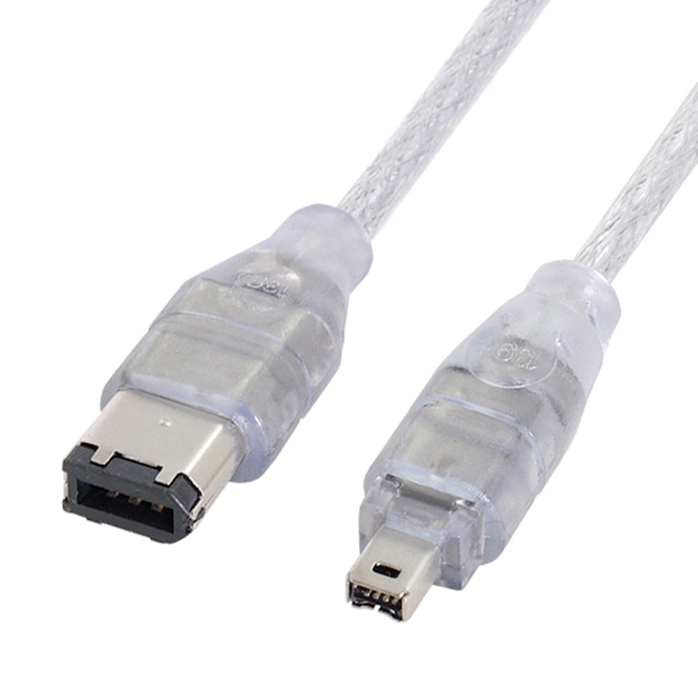 CA-047 1.2m 1394 6-Pin to Firewire 400 IEEE 1394 4-Pin Male iLink Adapter Cable Converter Cord for Camera Camcorder