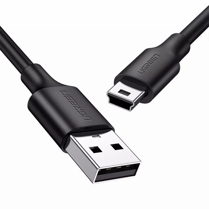 Uniqkart 10386 3m USB-A to 5Pin Mini-USB Fast Data Transmission Cord Charging Cable for Car DVR / Digital Camera / Hard Drive