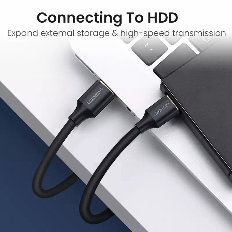 Uniqkart 10353 0.25m USB-A to 5Pin Mini-USB Fast 480Mbps Data Transmission Cord Charging Cable for Car DVR GPS MP3 MP4