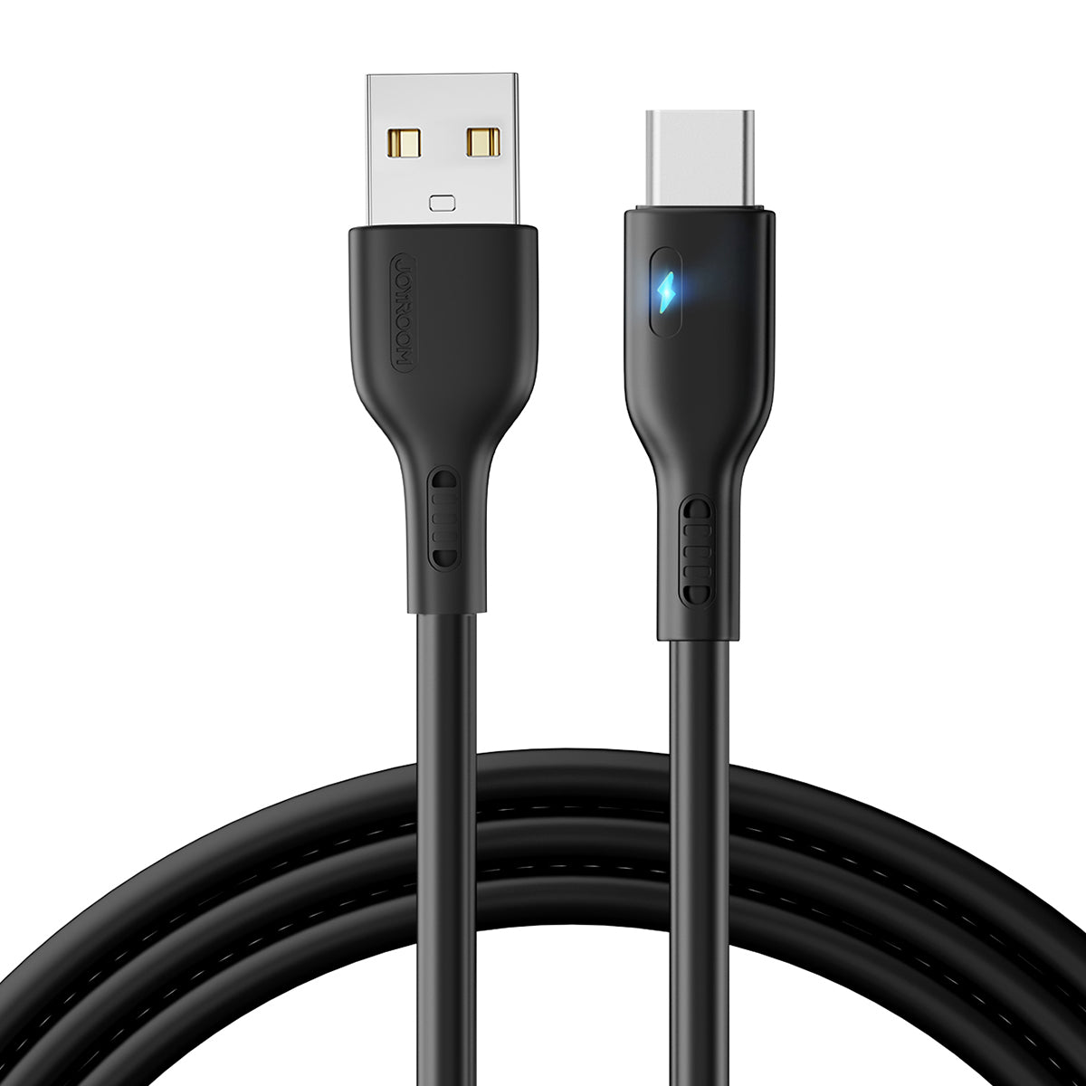 Joyroom S-UC027A13 1.2m USB-A to Type-C 3A Fast Charging 480Mbps Data Cable - Black
