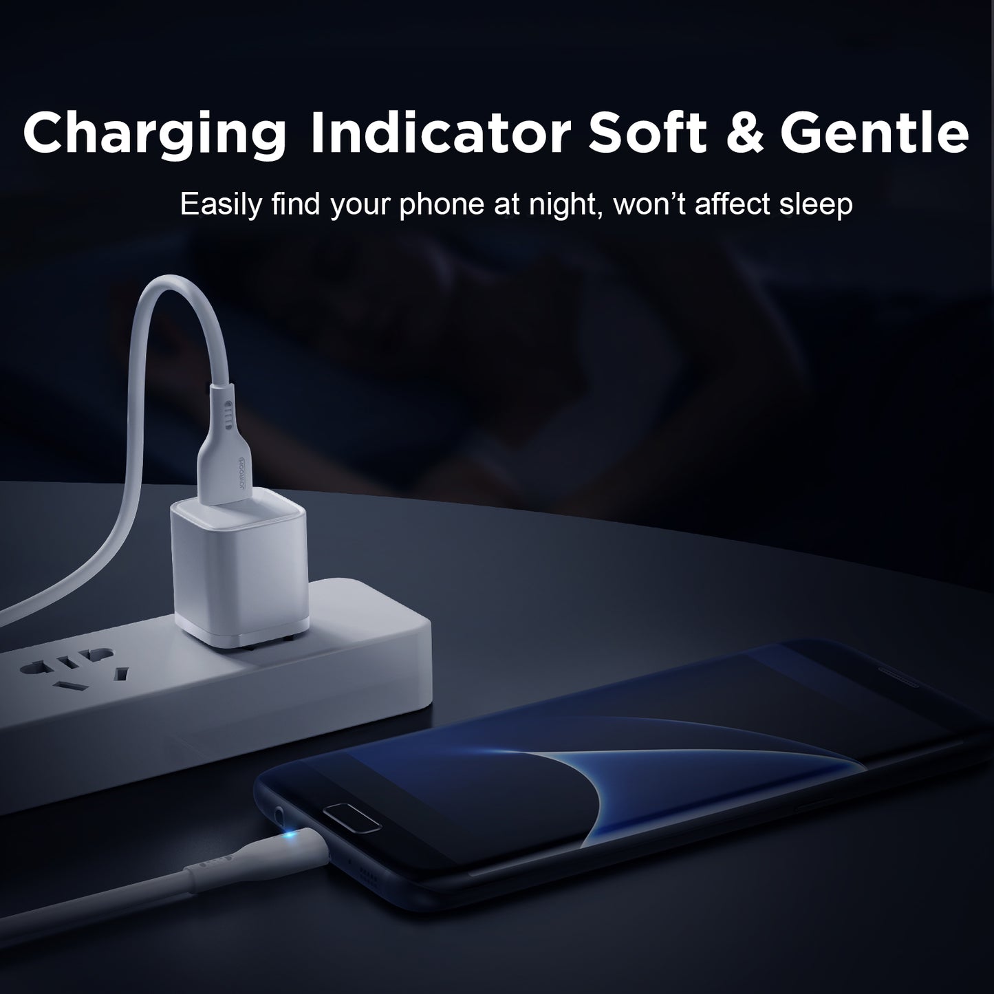 Joyroom S-UM018A13 1.2m USB-A to Micro 2.4A Fast Charging Cable Support Data Transmission - White