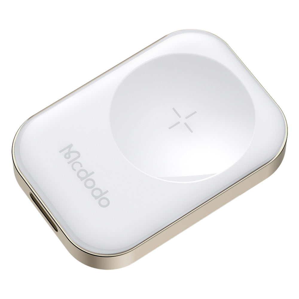 Uniqkart CH-2060 for Apple Watch Series 7 / SE / 6 / 5 / 4 / 3 / 2 / 1 Portable Magnetic Wireless Charger, White