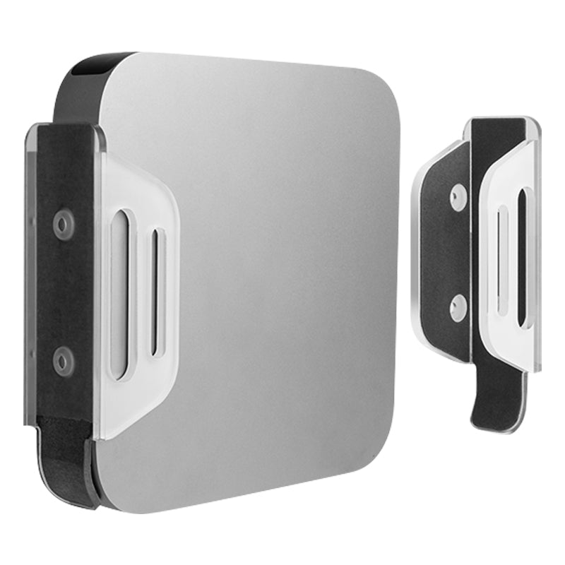 Uniqkart For Mac Mini Desktop Holder Stand Organizer Dock Stand Wall-Mounted Mini TV Box Router Desktop Computer Holder