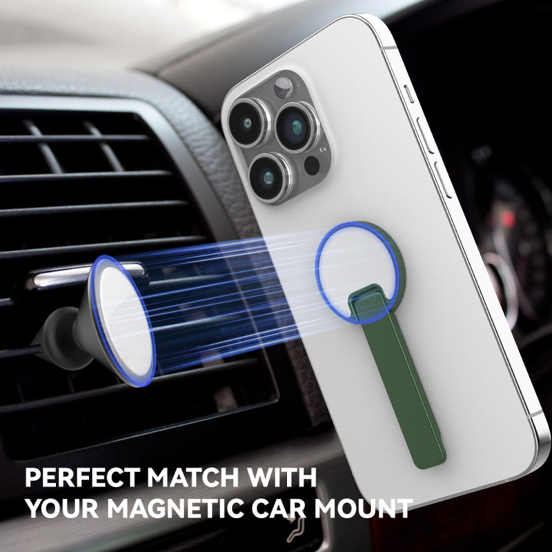 Cell Phone Ultra Thin Kickstand Folding Phone Back Stand Rotating Aluminum Alloy Phone Holder - Blue