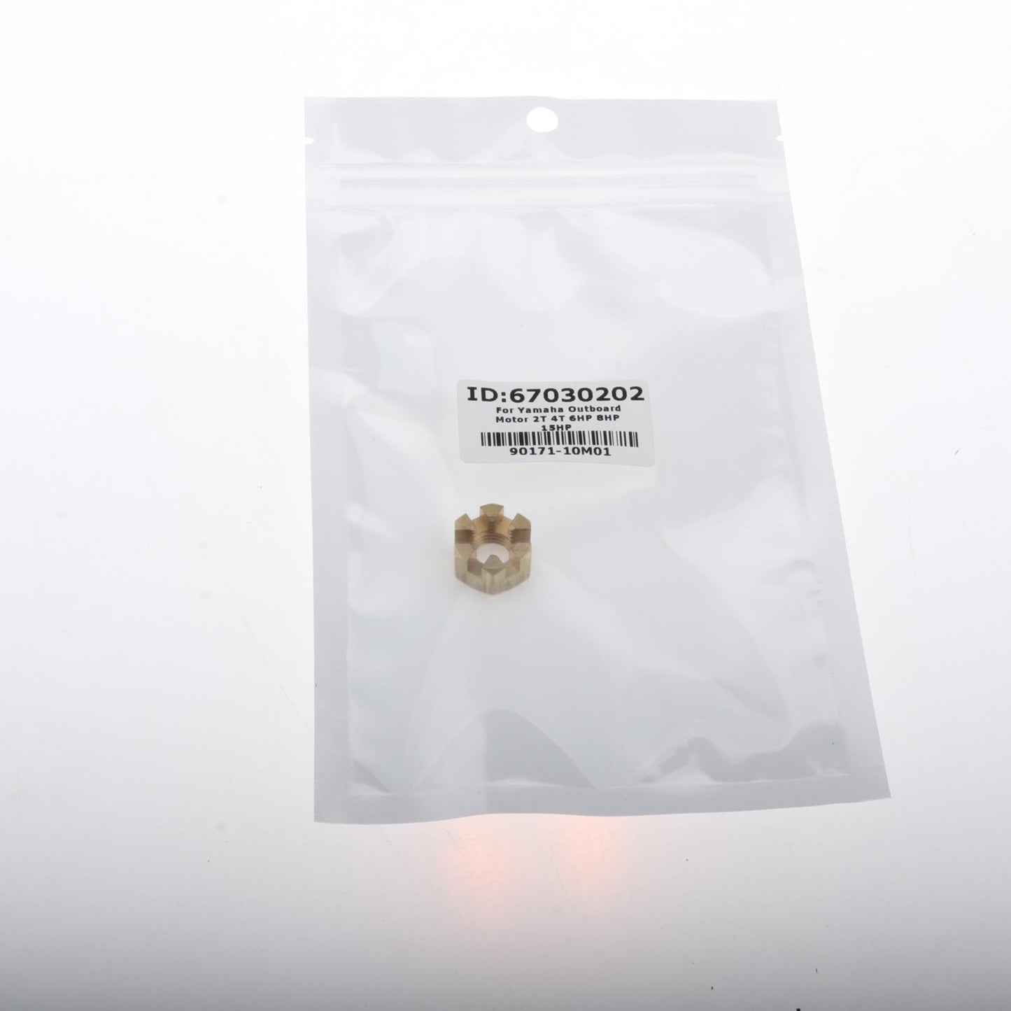 90171-10M01 Boat Outboard Nut Castle For Yamaha Outboard Engine 6HP 8HP