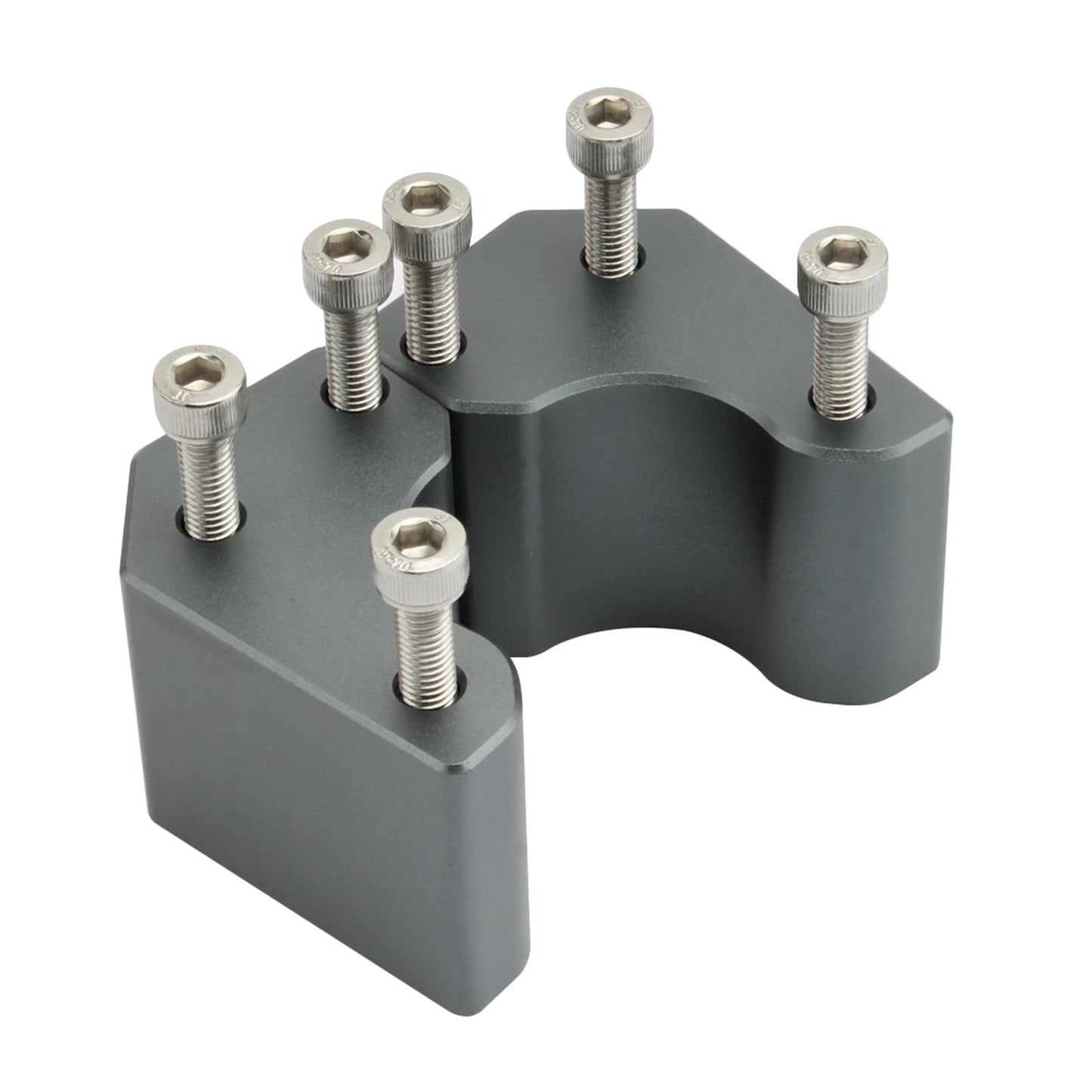 Aluminum Handlebar Risers for Kawasaki GTR1400 Easy Install Grey