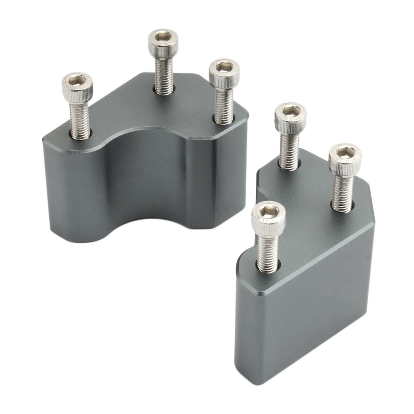 Aluminum Handlebar Risers for Kawasaki GTR1400 Easy Install Grey