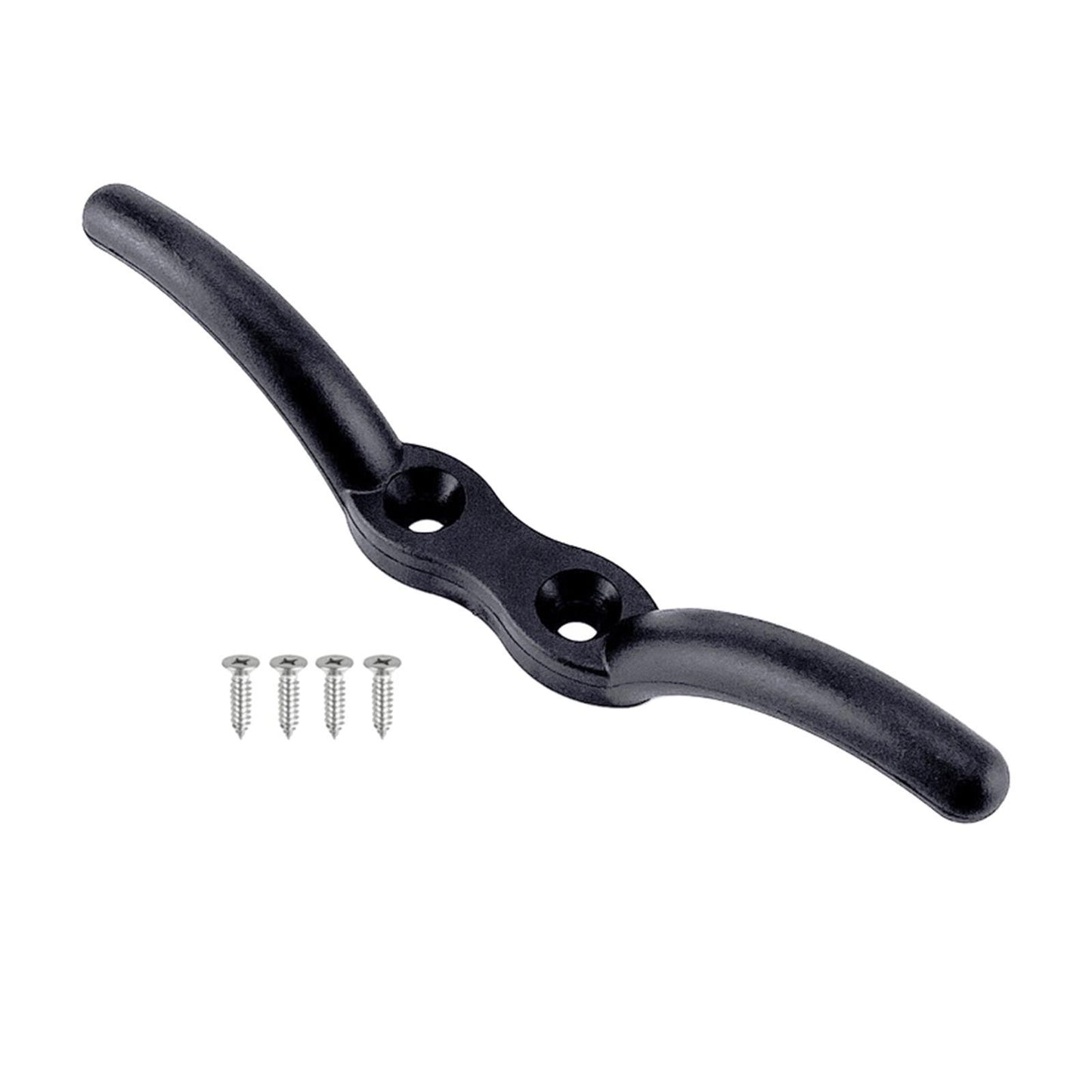 Marine Grade Nylon Flagpole Rope Cleat w/ Hardware Mount Screw 113mm
