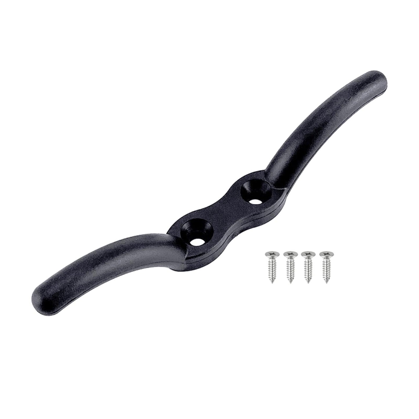 Marine Grade Nylon Flagpole Rope Cleat w/ Hardware Mount Screw 152mm