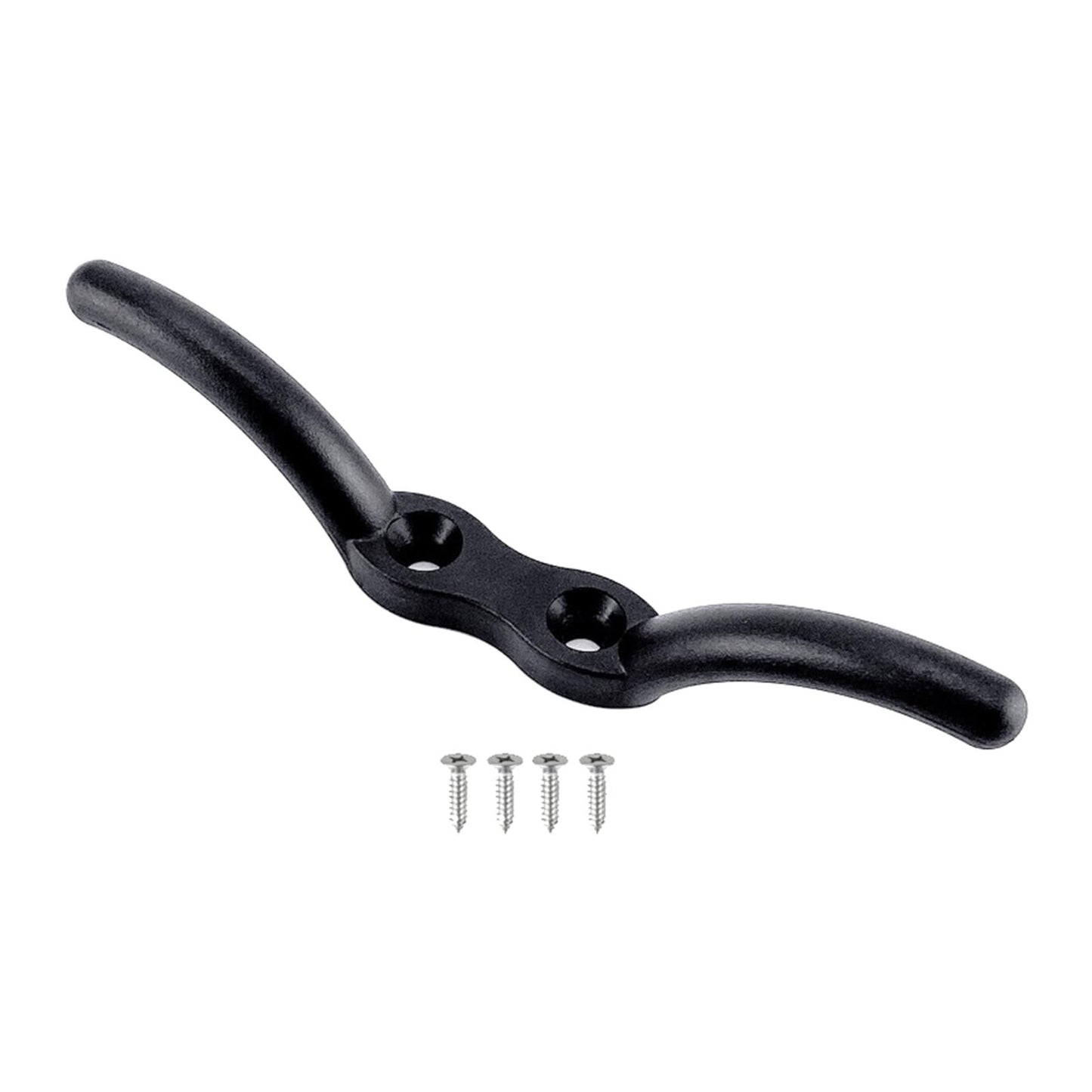 Marine Grade Nylon Flagpole Rope Cleat w/ Hardware Mount Screw 152mm