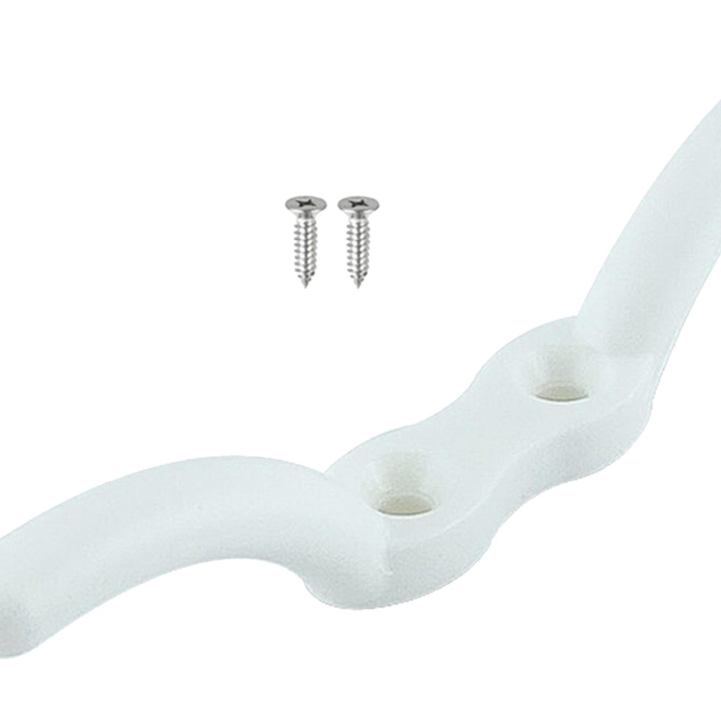 Marine Rope Cleat Hook with Mounting Screws Boat Mooring Accessories 113mm