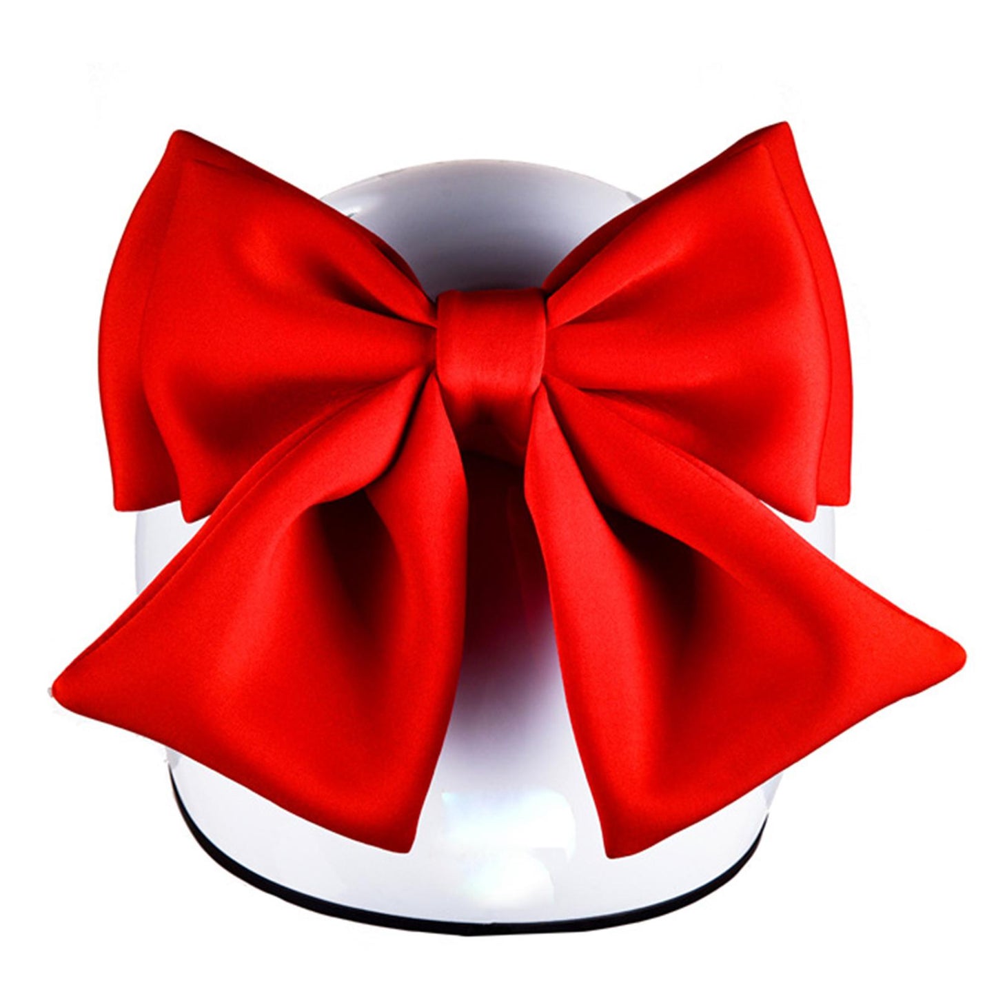 Motorcycle Helmet Butterfly Knot Helmet Decor Accessory 25cm Pink