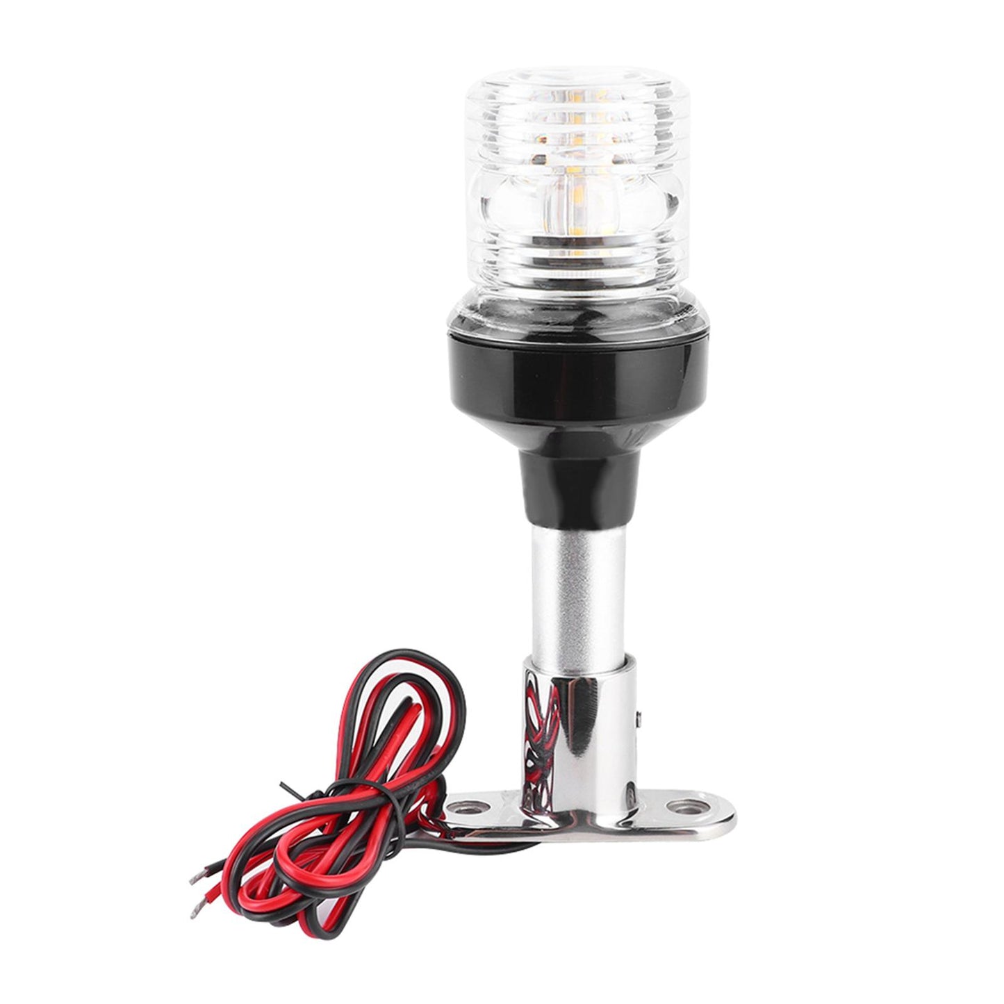 Boat Pontoon 3 Nautical Mile Anchor Light White LED Fixed Mount 8 inch