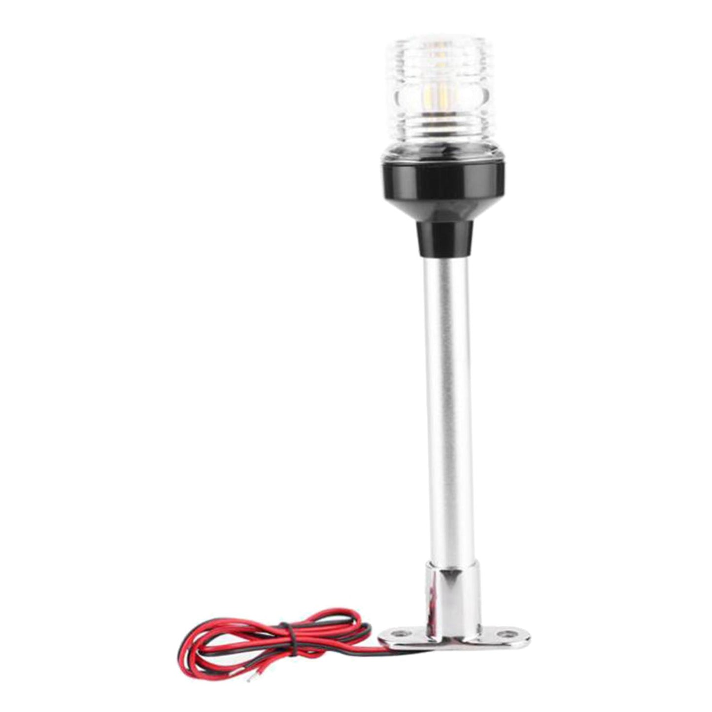 Boat Pontoon 3 Nautical Mile Anchor Light White LED Fixed Mount 10 inch