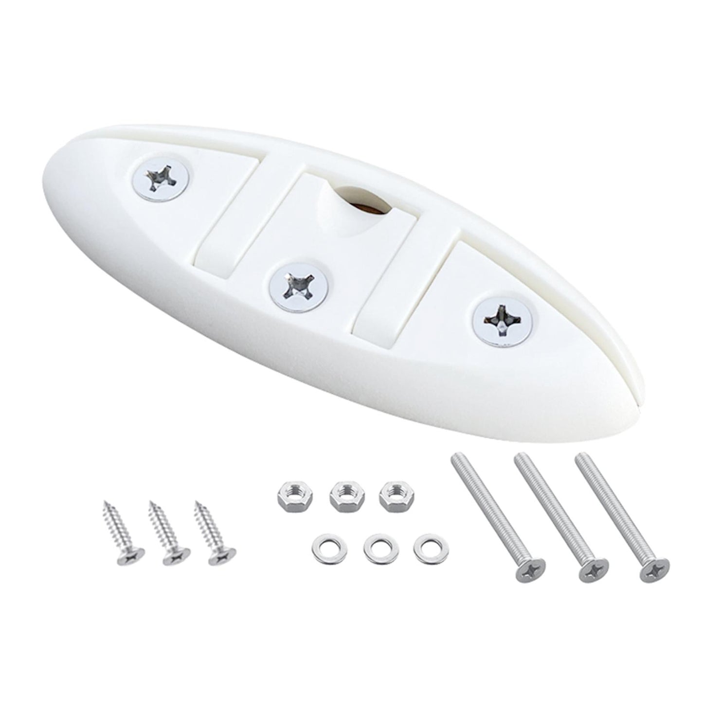 130mm Heavy Duty Flip Up Collapsible Cleat Dock Marine Kayak High Polished