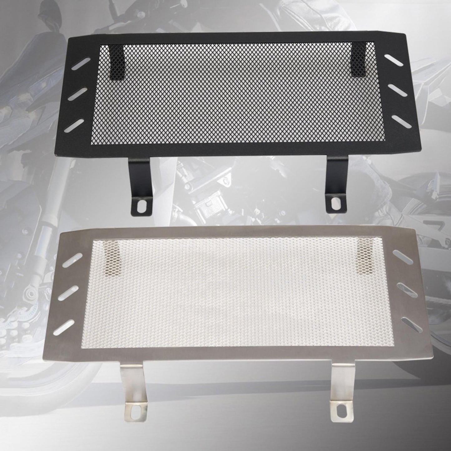 Stainless Steel Radiator Guard Cover for Kawasaki VULCAN S 650 Black