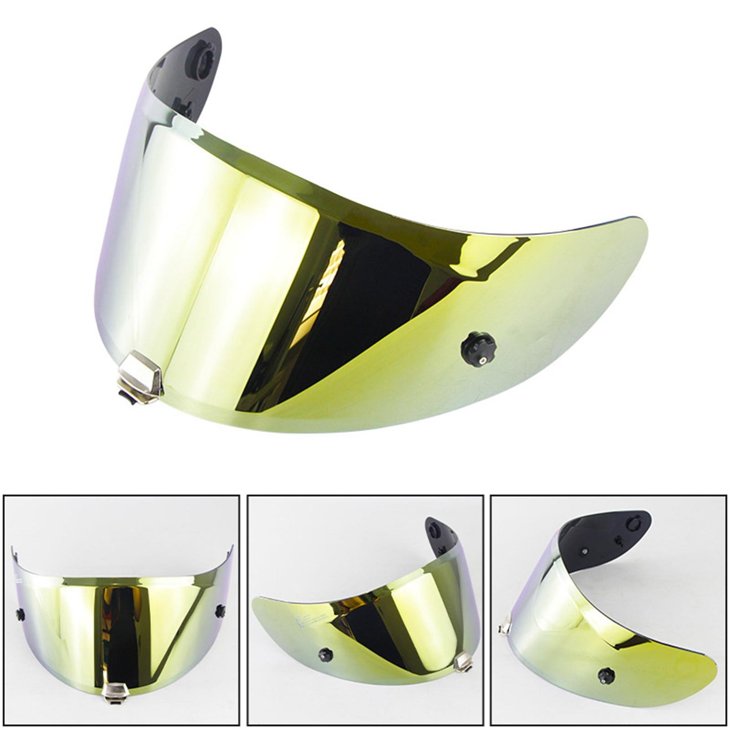 Helmet Visor Lens Night Vision Safe for HJ-26 RPHA11 RPHA70 gold
