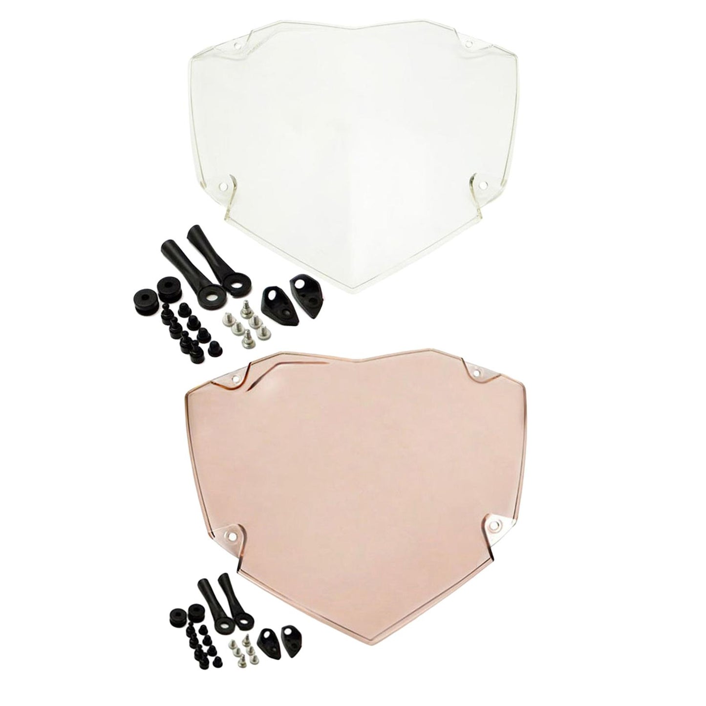 ABS Headlight Lamps Guard Head Light Protection for BMW R1200GS ADV Clear