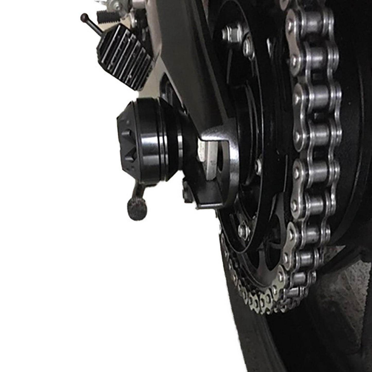 CNC Wheel Fork Axle Sliders For Yamaha MT07 MT-07 FZ07 golden